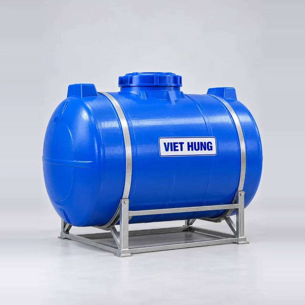 Bồn nhựa PE nằm 2.000 lít